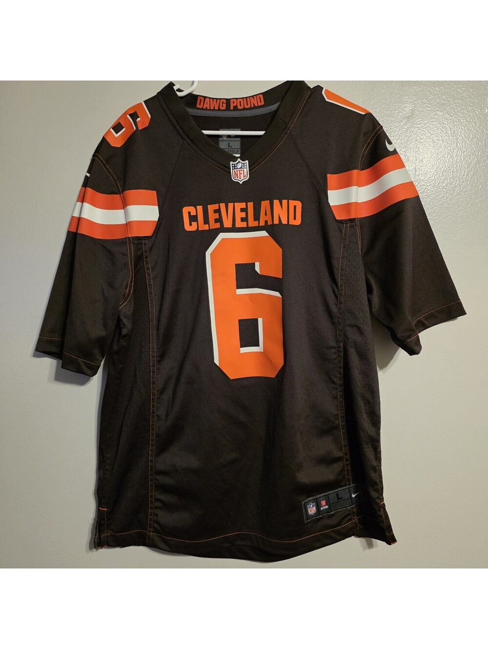 Nike Baker Mayfield Cleveland Browns On Field Jersey Mens L Black NFL #6